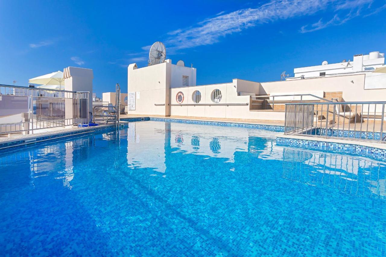 Aparthotel Duquesa Playa Santa Eularia des Riu Eksteriør billede